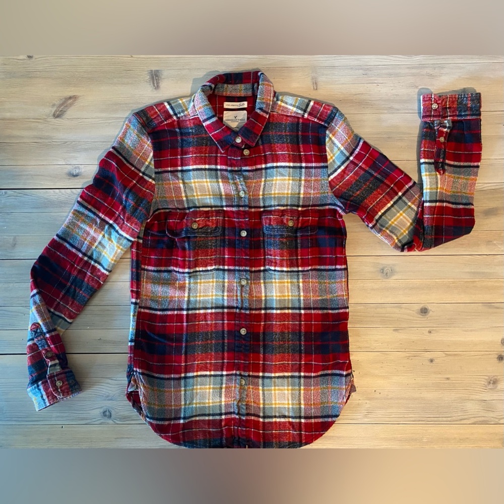 American Eagle, Women Small, Amazingly Soft Flannel Like New! Retail: $40